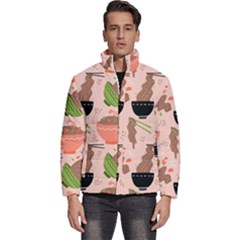 Japanese Street Food Soba Noodle In Bowl Men s Puffer Bubble Jacket Coat by Pakjumat