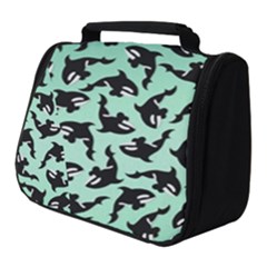 Orca Killer Whale Fish Full Print Travel Pouch (small) by Pakjumat