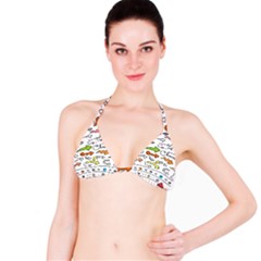 Desktop Pattern Art Graphic Design Classic Bikini Top by Hannah976