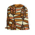Autumn Leaf Mosaic Seamless Drawstring Pouch (2XL) View1