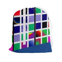 Color Graffiti Pattern Geometric Drawstring Pouch (2xl) by Hannah976