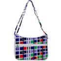 Color Graffiti Pattern Geometric Zip Up Shoulder Bag View3