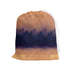 Landscape Nature Mountains Sky Drawstring Pouch (xl) by Hannah976