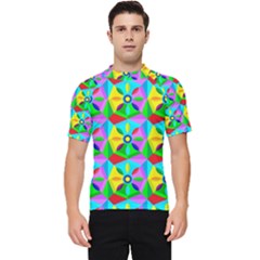 Star Texture Template Design Men s Short Sleeve Rash Guard by Hannah976