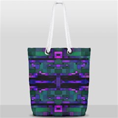 Abstract Pattern Desktop Wallpaper Full Print Rope Handle Tote (small) by Hannah976