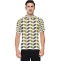 Leaf Plant Pattern Seamless Men s Short Sleeve Rash Guard View1