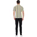 Leaf Plant Pattern Seamless Men s Short Sleeve Rash Guard View2
