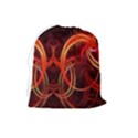 Background Fractal Abstract Drawstring Pouch (Large) View2