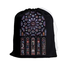 Rosette Cathedral Drawstring Pouch (2xl) by Hannah976