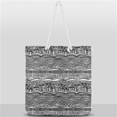 Ethno Seamless Pattern Full Print Rope Handle Tote (large) by Hannah976