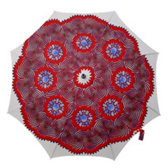 Tile Pattern Background Image Hook Handle Umbrellas (large) by Hannah976