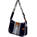 Rocket Space Universe Spaceship Zip Up Shoulder Bag View2