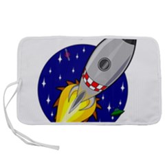 Rocket Ship Launch Vehicle Moon Pen Storage Case (s) by Sarkoni