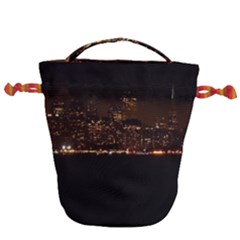 San Fransisco Usa California Water Drawstring Bucket Bag by Grandong