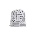 Pattern Hipster Abstract Form Geometric Line Variety Shapes Polkadots Fashion Style Seamless Drawstring Pouch (Small) View1