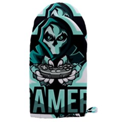 Gamer Illustration Gamer Video Game Logo Microwave Oven Glove by Sarkoni