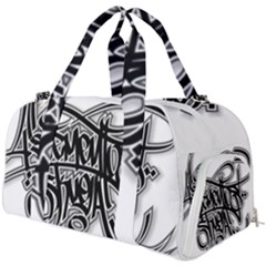 Hip Hop Music Drawing Art Graffiti Burner Gym Duffel Bag by Sarkoni