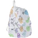 Cartoon Bird Cute Doodle Bird Foldable Lightweight Backpack View3