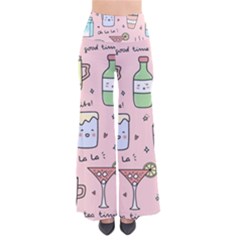 Drink Cocktail Doodle Coffee So Vintage Palazzo Pants by Apen
