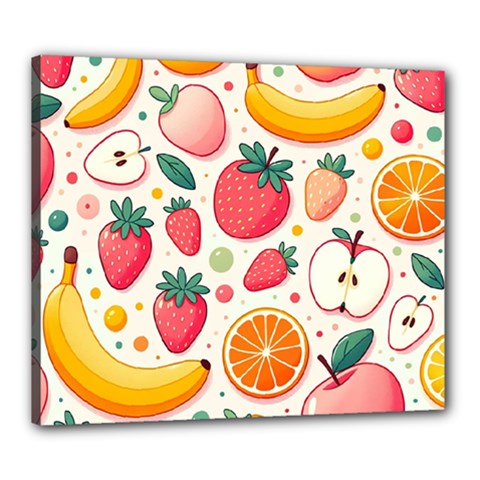 Fruit Sweet Pattern Canvas 24  X 20  (stretched) by Ravend
