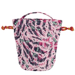 Drawing Notebook Print Reason Drawstring Bucket Bag by Ravend