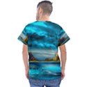 Artistic Fantasy Psychedelic Men s V-Neck Scrub Top View2