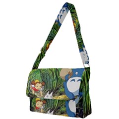 Anime My Neighbor Totoro Jungle Full Print Messenger Bag (s) by Sarkoni
