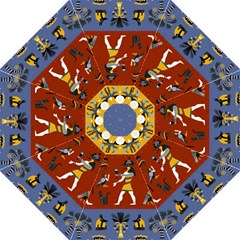 Ancient Egyptian Religion Seamless Pattern Folding Umbrellas by Hannah976