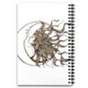 Psychedelic Art Drawing Sun And Moon Head Fictional Character 5.5  x 8.5  Notebook View2