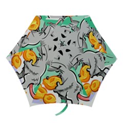 Mouse Cheese Tail Rat Mice Hole Mini Folding Umbrellas by Sarkoni