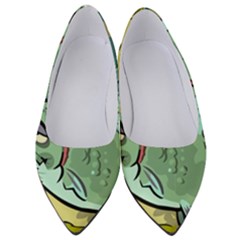 Fish Hook Worm Bait Water Hobby Women s Low Heels by Sarkoni