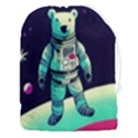 Bear Astronaut Futuristic Drawstring Pouch (3XL) View1