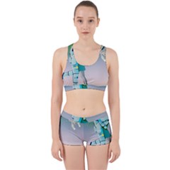 Astronaut Cat Retro Cute Alien Work It Out Gym Set by Bedest