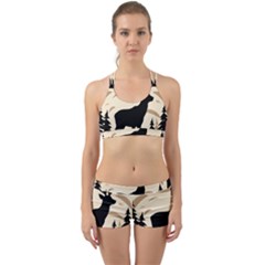 Deer Wildlife Back Web Gym Set by Sarkoni