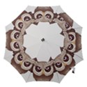 Owl Bird Feathers Hook Handle Umbrellas (Small) View1