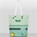 Adventure Time Bmo Beemo Green Full Print Rope Handle Tote (Small) View2