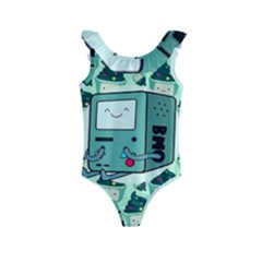 Adventure Time Bmo Kids  Frill Swimsuit by Bedest