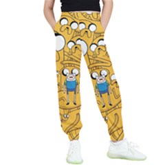 Adventure Time Finn Jake Cartoon Kids  Joggers by Bedest