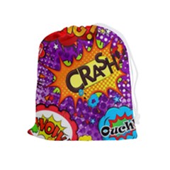 Crash Bang Adventure Time Art Boom Graffiti Drawstring Pouch (xl) by Bedest