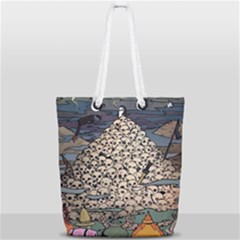 Gunter God Adventure Aventura Time Full Print Rope Handle Tote (small) by Bedest