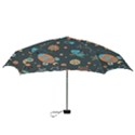 Space Seamless Pattern Art Mini Folding Umbrellas View3