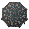 Space Seamless Pattern Art Hook Handle Umbrellas (Large) View1