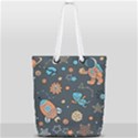 Space Seamless Pattern Art Full Print Rope Handle Tote (Small) View1