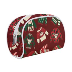 Ugly Sweater Wrapping Paper Make Up Case (small) by artworkshop