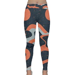 Dessert And Mily Way  pattern  Classic Yoga Leggings by coffeus