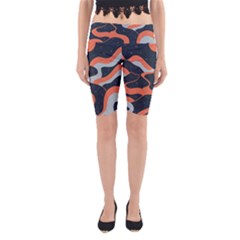 Dessert And Mily Way  pattern  Yoga Cropped Leggings by coffeus