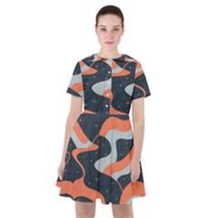 Dessert And Mily Way  pattern  Sailor Dress by coffeus