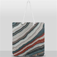 Dessert Road  pattern  All Over Print Design Full Print Rope Handle Tote (large) by coffeus