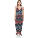 Dessert land  Pattern  all over print design Sleeveless Tie Ankle Chiffon Jumpsuit View1
