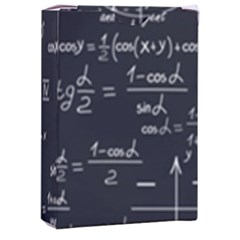 Mathematical Seamless Pattern With Geometric Shapes Formulas Playing Cards Single Design (rectangle) With Custom Box by Hannah976